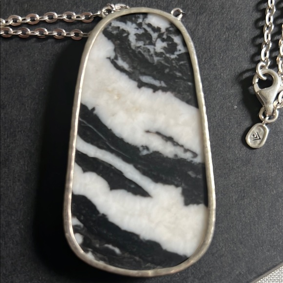 Silpada Jewelry - Silpada Designs Black and White Pendant Necklace rare HTF